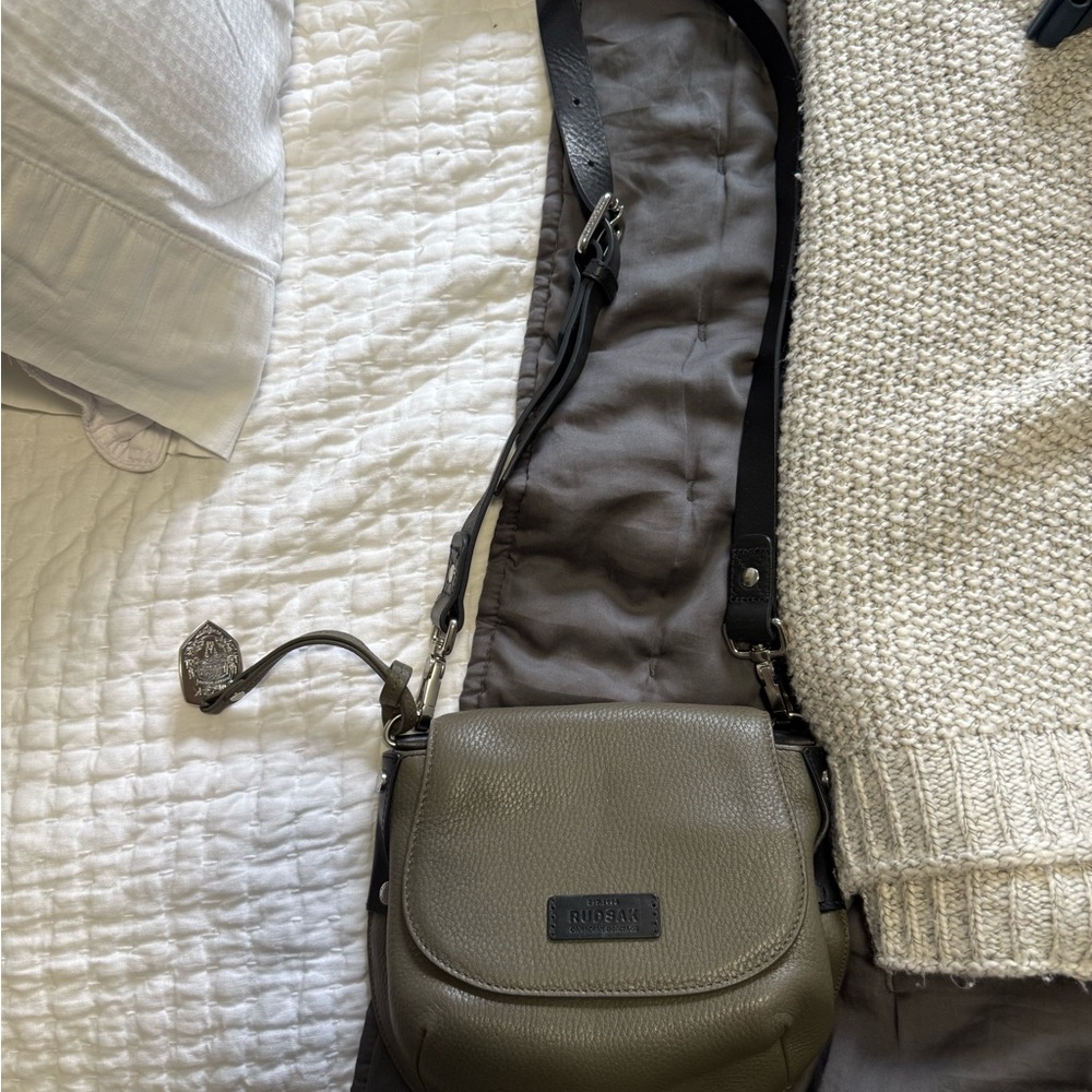 Rudsak Leather Crossbody Bag - Olive